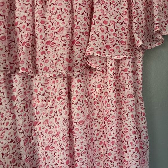 LOVESHACKFANCY Floral Silk Maxi Dress Whimsigoth Western Romantic Fairy XS 2 - Picture 9 of 9